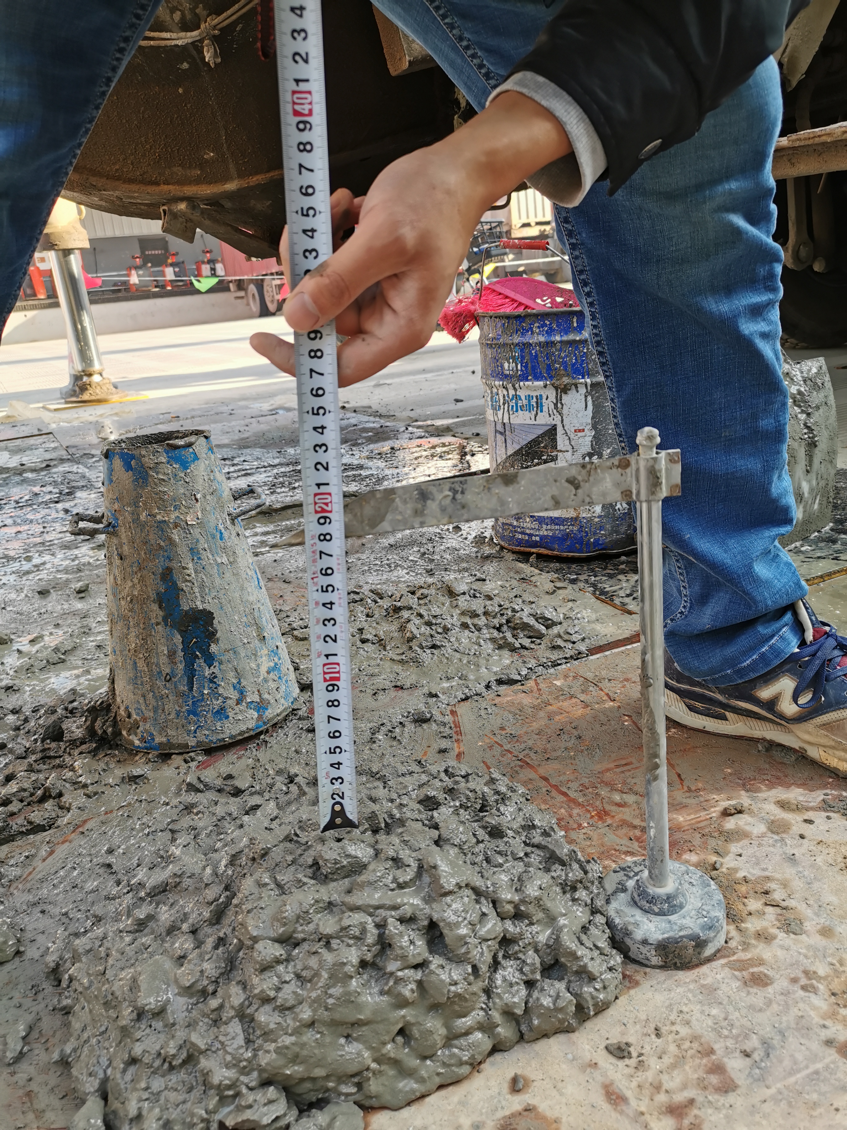 临沂宝瑞取得坍落度测